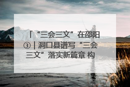 “三会三文”在邵阳③｜洞口县谱写“三会三文”落实新篇章 构建协同联动大格局