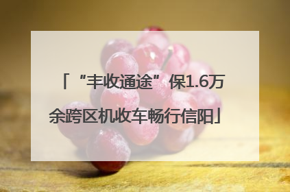 “丰收通途”保1.6万余跨区机收车畅行信阳
