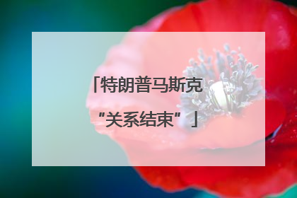 特朗普马斯克“关系结束”