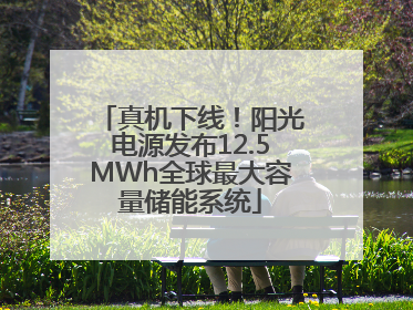 真机下线！阳光电源发布12.5MWh全球最大容量储能系统