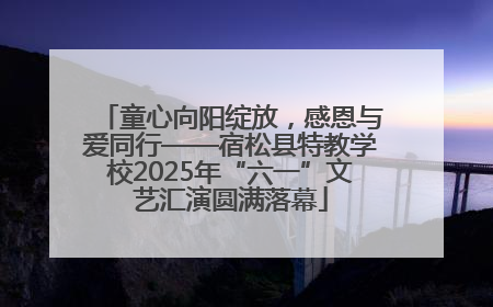 童心向阳绽放，感恩与爱同行——宿松县特教学校2025年“六一”文艺汇演圆满落幕