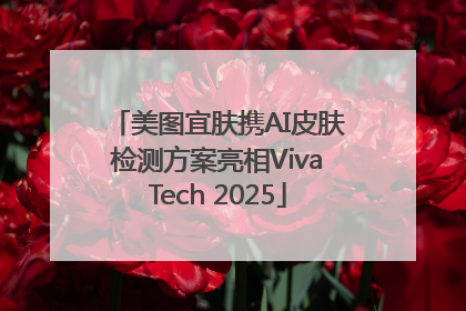 美图宜肤携AI皮肤检测方案亮相VivaTech 2025