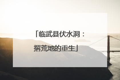 临武县伏水洞：撂荒地的重生