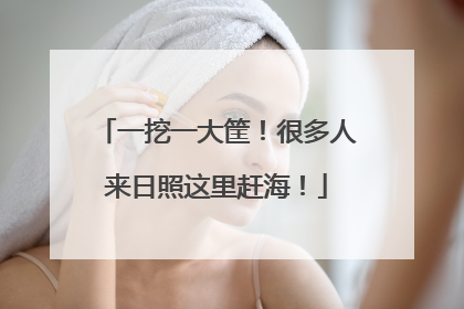 一挖一大筐！很多人来日照这里赶海！