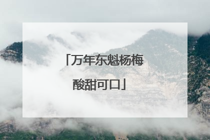 万年东魁杨梅 酸甜可口