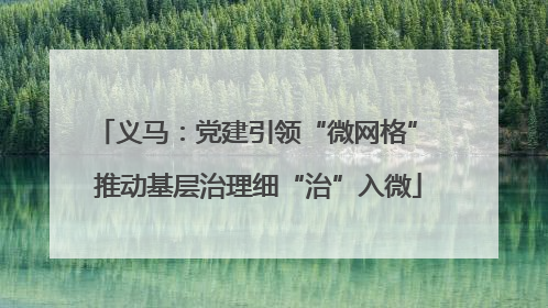 义马：党建引领“微网格” 推动基层治理细“治”入微