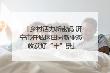 乡村活力新密码 济宁市任城区田园新业态收获好“丰”景