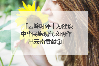 云岭时评丨为建设中华民族现代文明作出云南贡献①