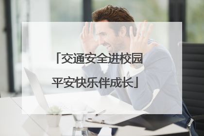 交通安全进校园 平安快乐伴成长
