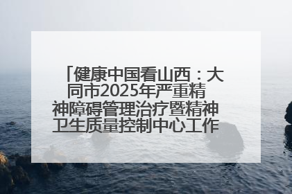 健康中国看山西：大同市2025年严重精神障碍管理治疗暨精神卫生质量控制中心工作培训班开班