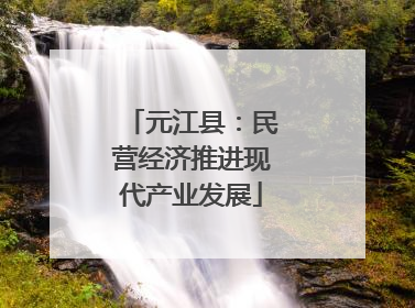 元江县：民营经济推进现代产业发展