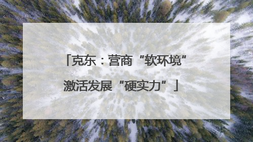 克东：营商“软环境” 激活发展“硬实力”