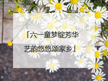 六一童梦绽芳华 艺韵悠悠颂家乡