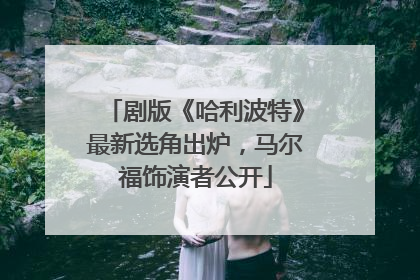 剧版《哈利波特》最新选角出炉，马尔福饰演者公开