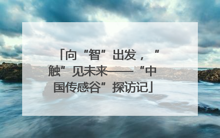 向“智”出发，“触”见未来——“中国传感谷”探访记
