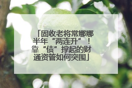 固收老将常娜娜半年“两连升”！靠“债”撑起的财通资管如何突围