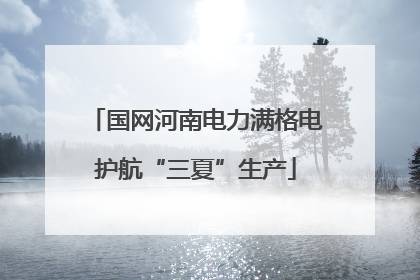 国网河南电力满格电护航“三夏”生产