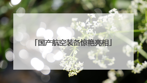 国产航空装备惊艳亮相