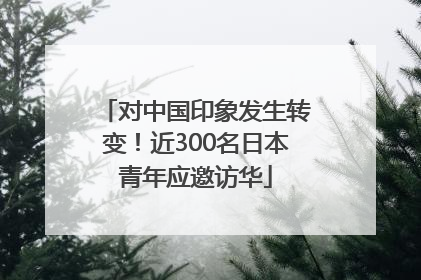 对中国印象发生转变！近300名日本青年应邀访华