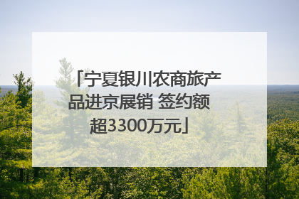 宁夏银川农商旅产品进京展销 签约额超3300万元