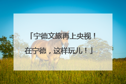 宁德文旅再上央视！在宁德，这样玩儿！