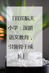 宜宾航天小学：深耕语文教育，引领骨干成长