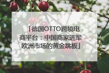 德国OTTO跨境电商平台：中国商家进军欧洲市场的黄金跳板