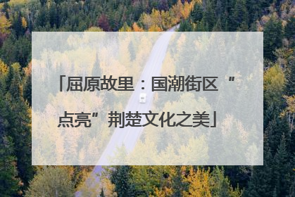 屈原故里：国潮街区“点亮”荆楚文化之美