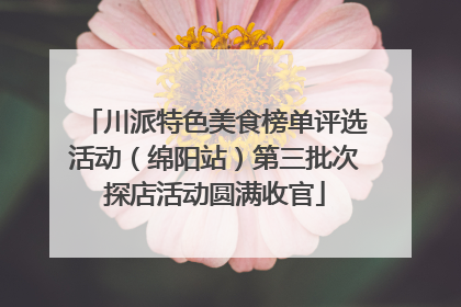 川派特色美食榜单评选活动（绵阳站）第三批次探店活动圆满收官