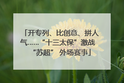 开专列、比创意、拼人气……“十三太保”激战“苏超” 外场赛事
