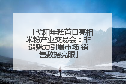 弋阳年糕首日亮相米粉产业交易会：非遗魅力引爆市场 销售数据亮眼