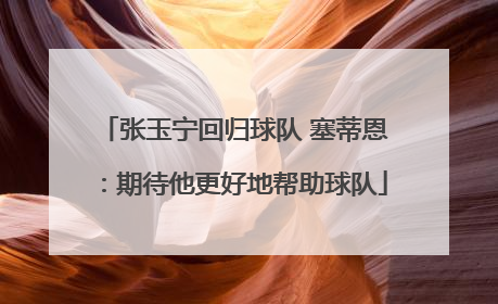 张玉宁回归球队 塞蒂恩：期待他更好地帮助球队