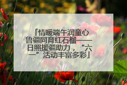 情暖端午润童心 鲁疆同育红石榴——日照援疆助力，“六一”活动丰富多彩