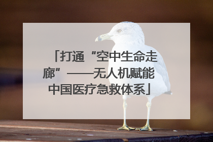 打通“空中生命走廊”——无人机赋能中国医疗急救体系