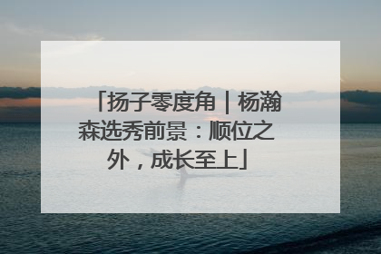 扬子零度角｜杨瀚森选秀前景：顺位之外，成长至上