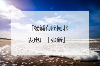 杨浦有座闸北发电厂｜张新