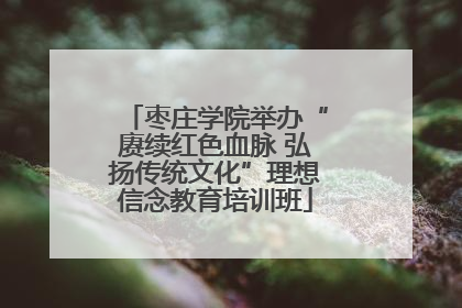 枣庄学院举办“赓续红色血脉 弘扬传统文化”理想信念教育培训班