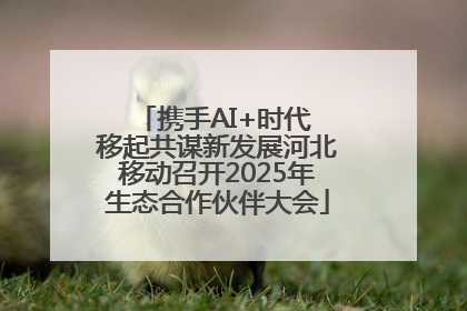 携手AI+时代 移起共谋新发展河北移动召开2025年生态合作伙伴大会