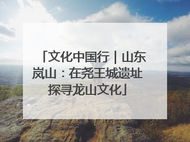 文化中国行｜山东岚山：在尧王城遗址探寻龙山文化