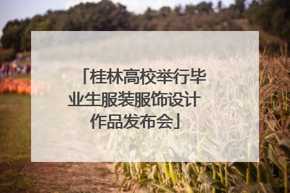 桂林高校举行毕业生服装服饰设计作品发布会