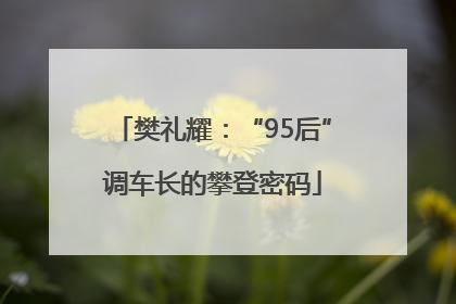 樊礼耀：“95后”调车长的攀登密码