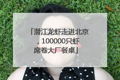 潜江龙虾走进北京，100000只虾席卷大厂餐桌