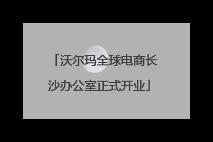 沃尔玛全球电商长沙办公室正式开业