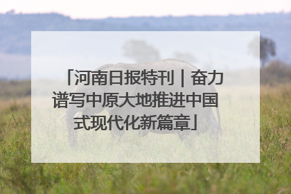 河南日报特刊｜奋力谱写中原大地推进中国式现代化新篇章