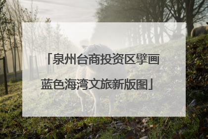 泉州台商投资区擘画蓝色海湾文旅新版图