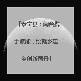 泰宁县：闽台携手赋能，绘就乡建乡创新图景