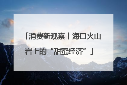 消费新观察丨海口火山岩上的“甜蜜经济”