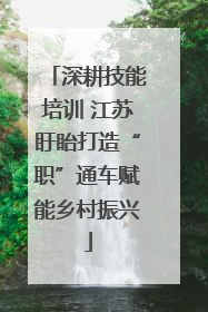 深耕技能培训 江苏盱眙打造“职”通车赋能乡村振兴