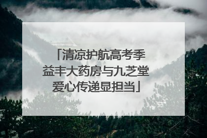 清凉护航高考季 益丰大药房与九芝堂爱心传递显担当