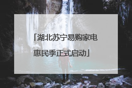 湖北苏宁易购家电惠民季正式启动